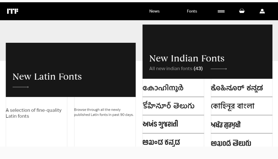 Indian type foundry (ITF), Typography, designerrs