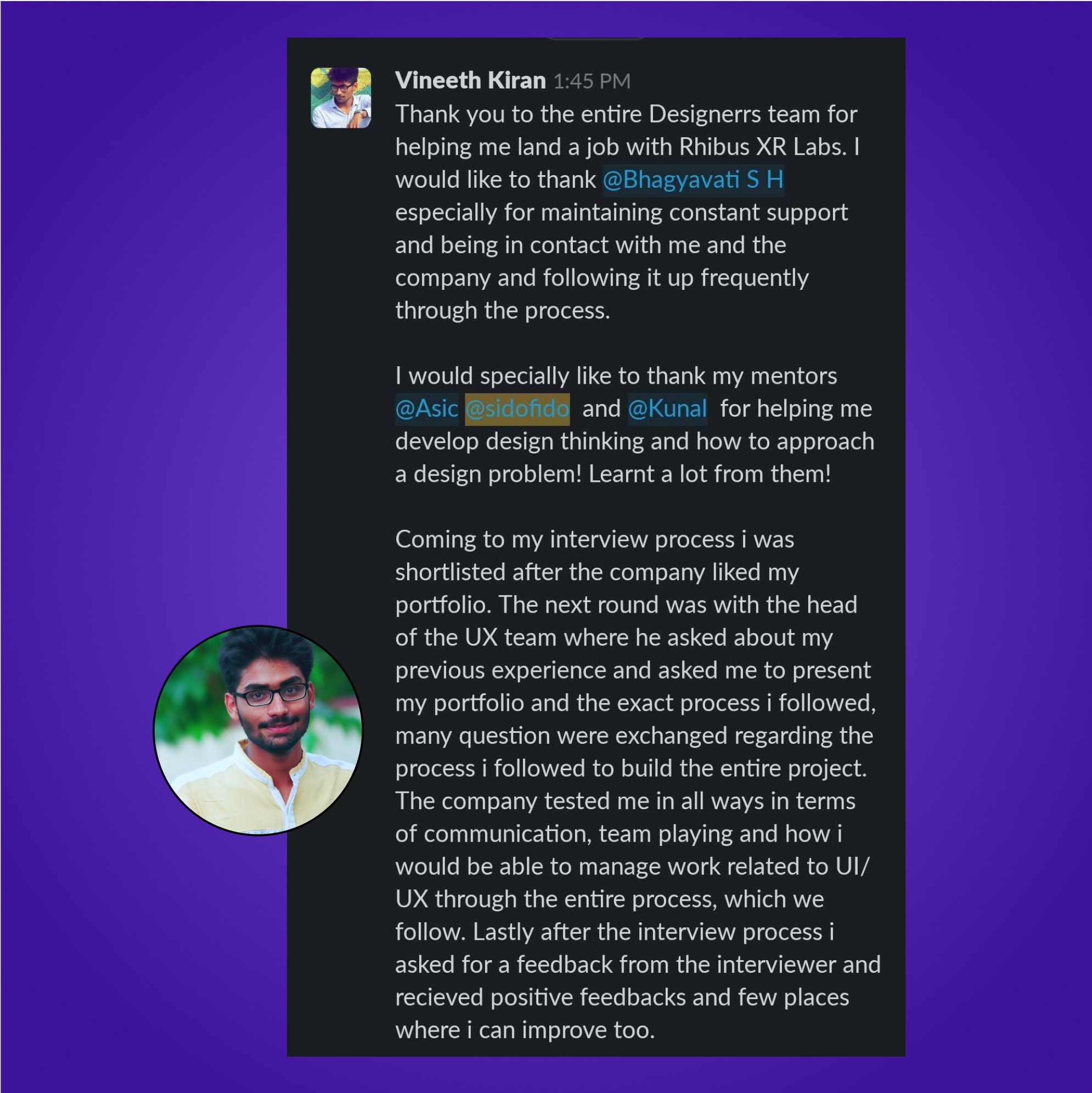 ui ux design course | designers academy testimonials